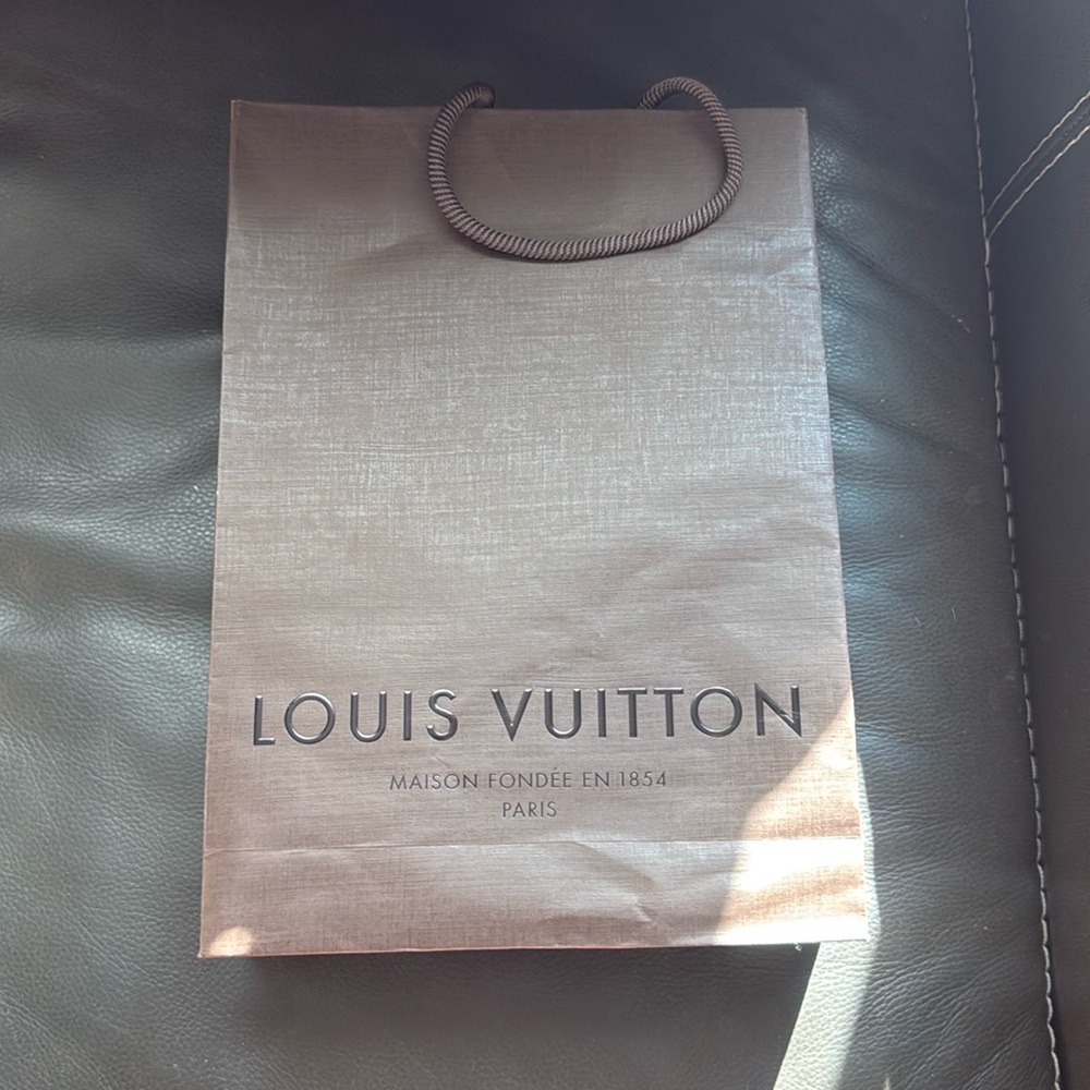 Authentic VINTAGE Louis Vuitton brown shopping bag